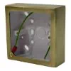 Satin Brass Metal Clad Surface Mount Boxes (Wall Boxes) - 1