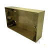 Satin Brass Surface Mount Boxes (Wall Boxes) - 2