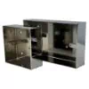 Polished Chrome Solid Metal Surface Mount Boxes (Wall Boxes) - 1