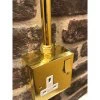Solid Metal With Conduit Connector Polished Brass Surface Mount Wall Boxes with Entry - 1