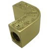 Surface System Ornate Polished Brass Conduit Connector - 1