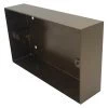 Bronze Antique - Double Solid Metal Surface Mount Wall Box - (86mm x 146mm) 35mm Depth