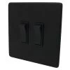 More information on the Textured Black Textured (Screwless) Intermediate Switch and Light Switch Combination