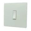Textured White Retractive Centre Off Switch - 2