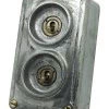 Titan Aluminium Intermediate Switch and Light Switch Combination - 2