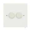 2 Gang 400W 2 Way Dimmer (Mains and Low Voltage)