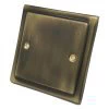 More information on the Victorian Antique Brass Victorian Blank Plate