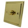 More information on the Victorian Polished Brass Victorian Push Light Switch
