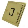 More information on the Victorian Polished Brass Victorian Light Switch