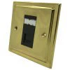 More information on the Victorian Polished Brass Victorian RJ45 Network Socket