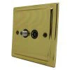 More information on the Victorian Polished Brass Victorian TV and SKY Socket