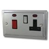 More information on the Victorian Polished Chrome Victorian Cooker Control (45 Amp Double Pole Switch and 13 Amp Socket)