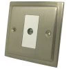 Victorian Satin Nickel Time Lag Staircase Switch - 1