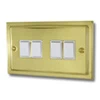 Victorian Classic Polished Brass Light Switch - 4