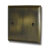 More information on the Vogue Antique Brass Vogue Blank Plate