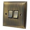 More information on the Vogue Antique Brass Vogue Light Switch