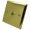 1 Gang 2 Way Toggle Light Switch Vogue Polished Brass Toggle (Dolly) Switch