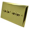 Vogue Polished Brass Toggle (Dolly) Switch - 3