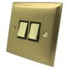More information on the Vogue Satin Brass Vogue Light Switch