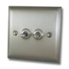 Vogue Satin Stainless Toggle (Dolly) Switch - 1
