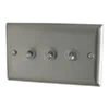 Vogue Satin Stainless Toggle (Dolly) Switch - 2