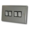 Vogue Satin Stainless Light Switch - 4