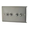 Vogue Satin Stainless Toggle (Dolly) Switch - 3