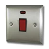 Vogue Satin Stainless Cooker (45 Amp Double Pole) Switch - 1