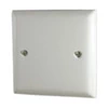 Single Blanking Plate Vogue White Blank Plate