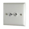 Vogue White Toggle (Dolly) Switch - 2