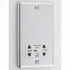 Dual voltage socket used for electric toothbrushes, shavers etc : White Trim