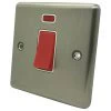 Warwick Brushed Steel Cooker (45 Amp Double Pole) Switch - 1