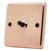 Classic Polished Copper Intermediate Toggle (Dolly) Switch - 2