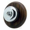 Polished Chrome - Dome Switch Only with No Pattress