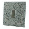 See Granite Stone Light Granite | Satin Stainless sockets and switches range