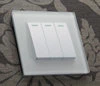Crystal White Glass with Chrome Trim Pulse | Retractive Switch - 2
