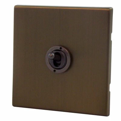 Loft Bronze Antique Switched Plug Socket