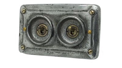 Titan Retrofit Aluminium Intermediate Switch and Light Switch Combination