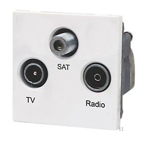 TV / Radio / SAT - White AV (SAT | TV | FM DAB) Module