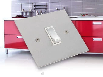 Ultra Square Colour Match 50 Amp Double Pole Switch (Cooker)