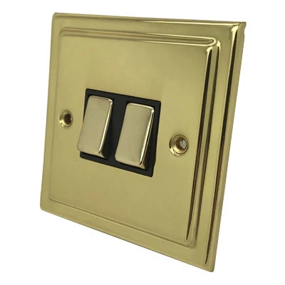 Victorian Polished Brass Create Your Own Switch Combinations