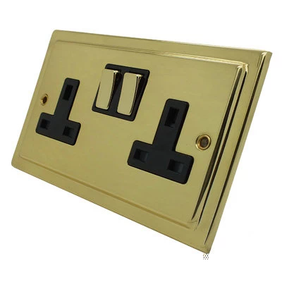 Victorian Polished Brass Sockets and Switches