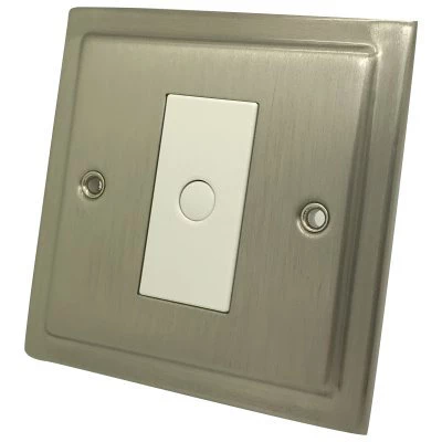 Victorian Satin Nickel Time Lag Staircase Switch