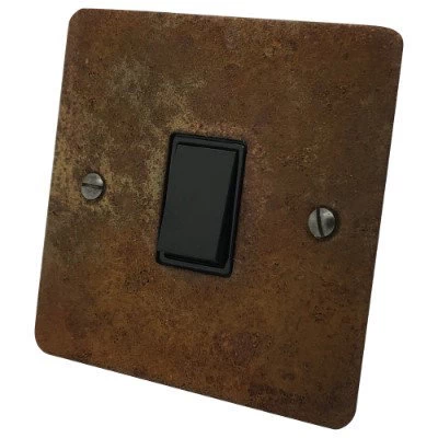 Flat Vintage Rust Intermediate Light Switch