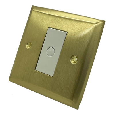 Vogue Satin Brass Time Lag Staircase Switch