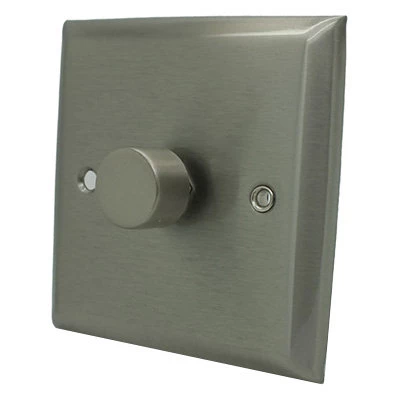 Vogue Satin Stainless Push Light Switch