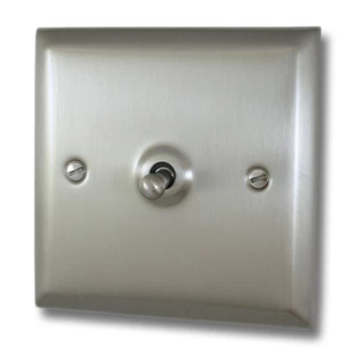 Vogue Satin Stainless Toggle (Dolly) Switch