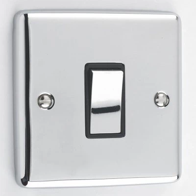 Warwick Polished Chrome Intermediate Light Switch