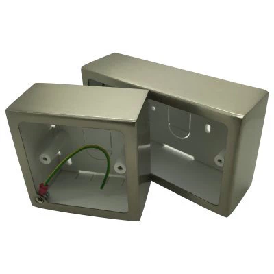 Satin Stainless Surface Mount Boxes (Wall Boxes)