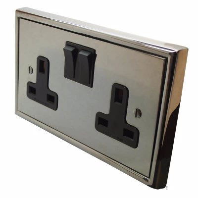 Winchester Black Nickel Architrave Light Switches